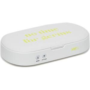 MyTagAlongs UV Phone Keys Sterilizer "No Time for Germs" White Green New